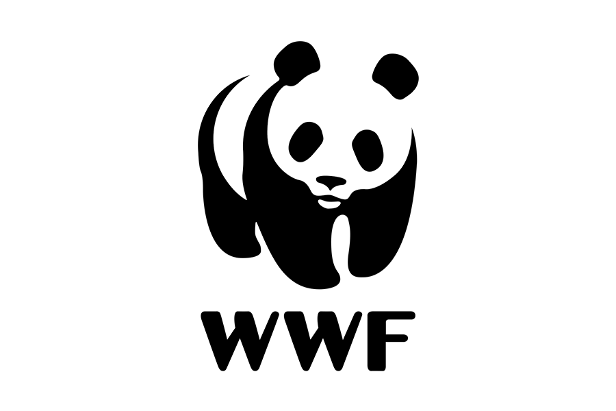 The World Wild Life Fund Black & White Panda Logo