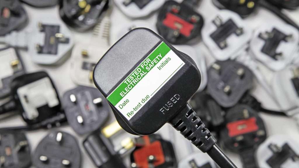 a close-up of a plug