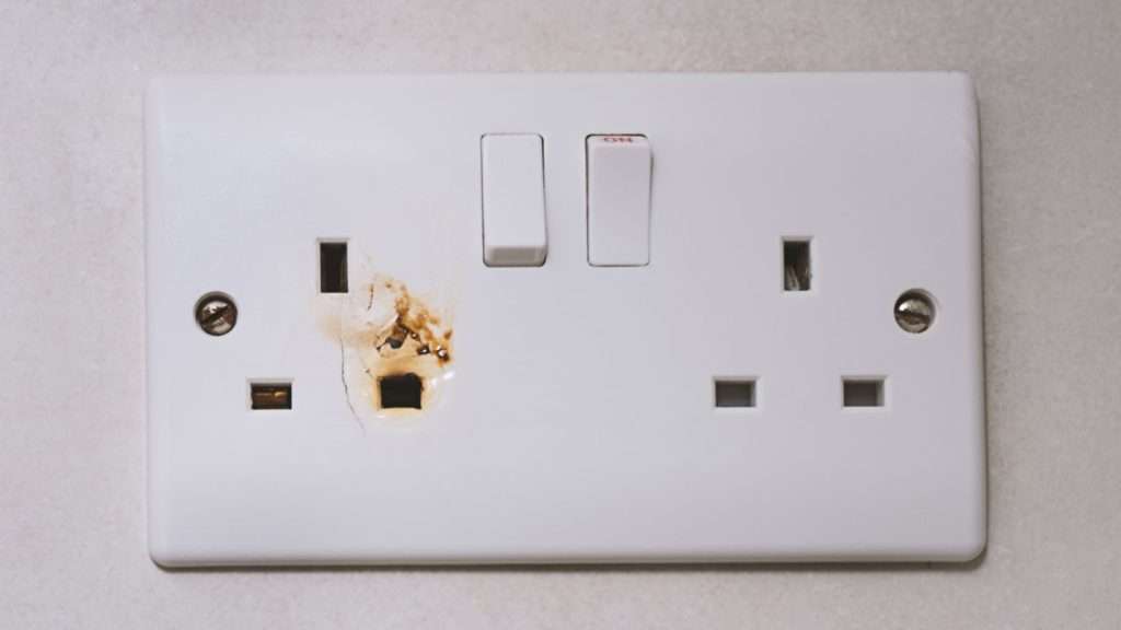 Broken power overload switch